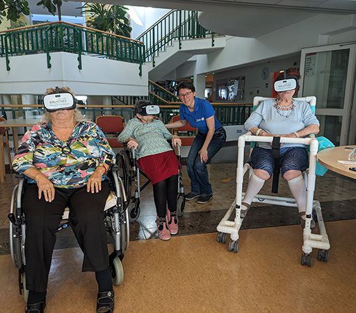 VR-Brillen im Einsatz VR-Brillen im Einsatz