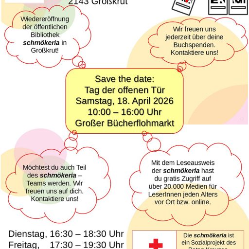 Neueröffnung der Schmökeria Großkrut