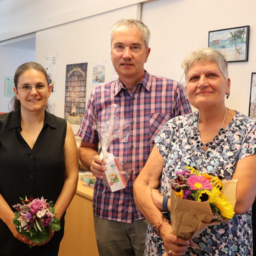 Von links nach rechts: Karin Schuster, Werner Bossniak, Maria Regen